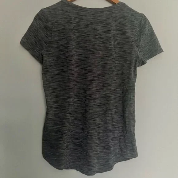 Lululemon Love Crew III Space Dye Black Dark Shadow Size 6 - Picture 2 of 3